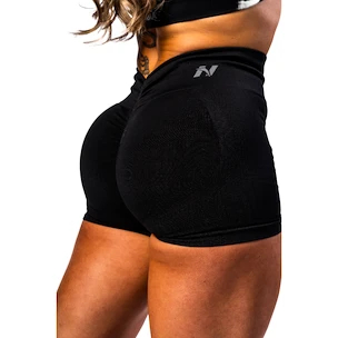 Ženske kratke hlače Nebbia TOTALLY SEAMLESS High Waisted Push-Up Shorts 304 black
