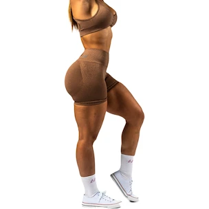 Ženske kratke hlače Nebbia TOTALLY SEAMLESS High Waisted Push-Up Shorts 304 brown