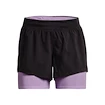 Ženske kratke hlače Under Armour  Iso-Chill Run 2N1 Short-GRY S/M