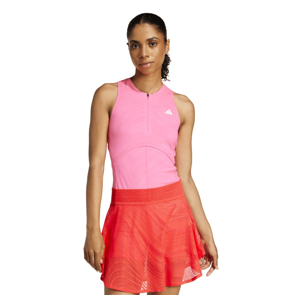 Ženske obleke adidas  Onesie & Skirt Lucid Pink/Selure