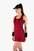 Ženske obleke Hydrogen  Panther Tech Dress Black/Red