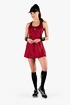 Ženske obleke Hydrogen  Panther Tech Dress Black/Red
