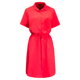 Ženske obleke Jack Wolfskin Holiday Midi Dress Tulip Red