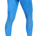 Ženske pajkice adidas Tech Fit Long 3-Bar Tights Bright Blue