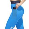 Ženske pajkice adidas Tech Fit Long 3-Bar Tights Bright Blue