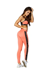 Ženske pajkice Gym Glamour High Waist Orange  XS