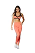 Ženske pajkice Gym Glamour High Waist Orange  XS
