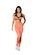 Ženske pajkice Gym Glamour High Waist Orange  XS