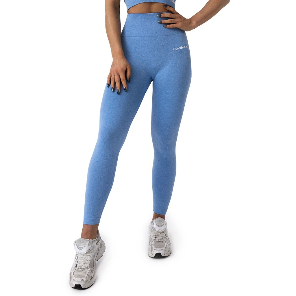 Ženske pajkice GymBeam FLO Leggings Blue  S