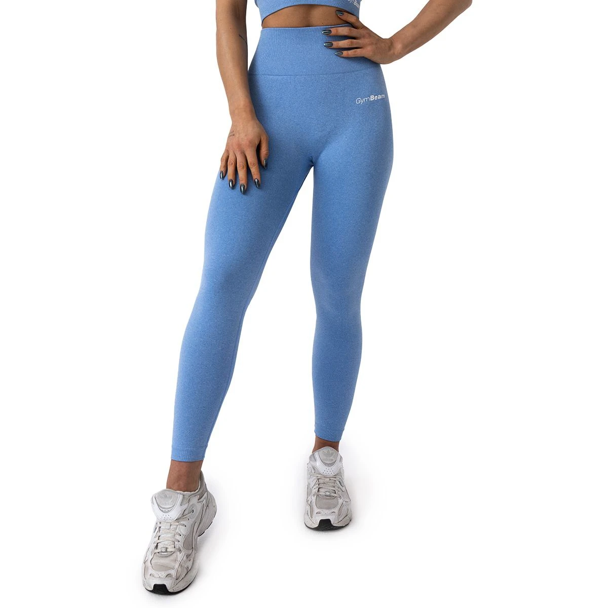 Ženske pajkice GymBeam FLO Leggings Blue  S