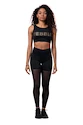 Ženske pajkice Nebbia Gold Mesh leggings 829 black  XS