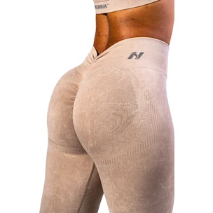Ženske pajkice Nebbia High-Waist Leggings MAXIMUM PUSH-UP 302 cream