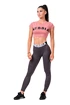 Ženske pajkice Nebbia Squat scrunch butt leggings marron