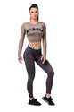Ženske pajkice Nebbia Squat scrunch butt leggings marron