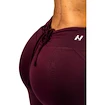 Ženske pajkice Nebbia V-Cut Lace-Up Sculpting Leggings OWN YOUR POWER 426 dark red