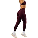 Ženske pajkice Nebbia V-Cut Lace-Up Sculpting Leggings OWN YOUR POWER 426 dark red