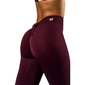 Ženske pajkice Nebbia V-Cut Lace-Up Sculpting Leggings OWN YOUR POWER 426 dark red
