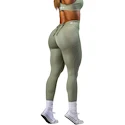 Ženske pajkice Nebbia V-Cut Lace-Up Sculpting Leggings OWN YOUR POWER 426 light green