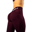 Ženske pajkice Nebbia V-shaping Belt Leggings 425 dark red