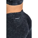 Ženske pajkice Nebbia Washed High Waisted Leggings GYM WARRIOR 776 black