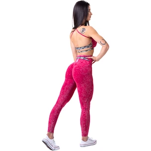 Ženske pajkice Nebbia Washed High Waisted Leggings LEGACY 777 red  XS