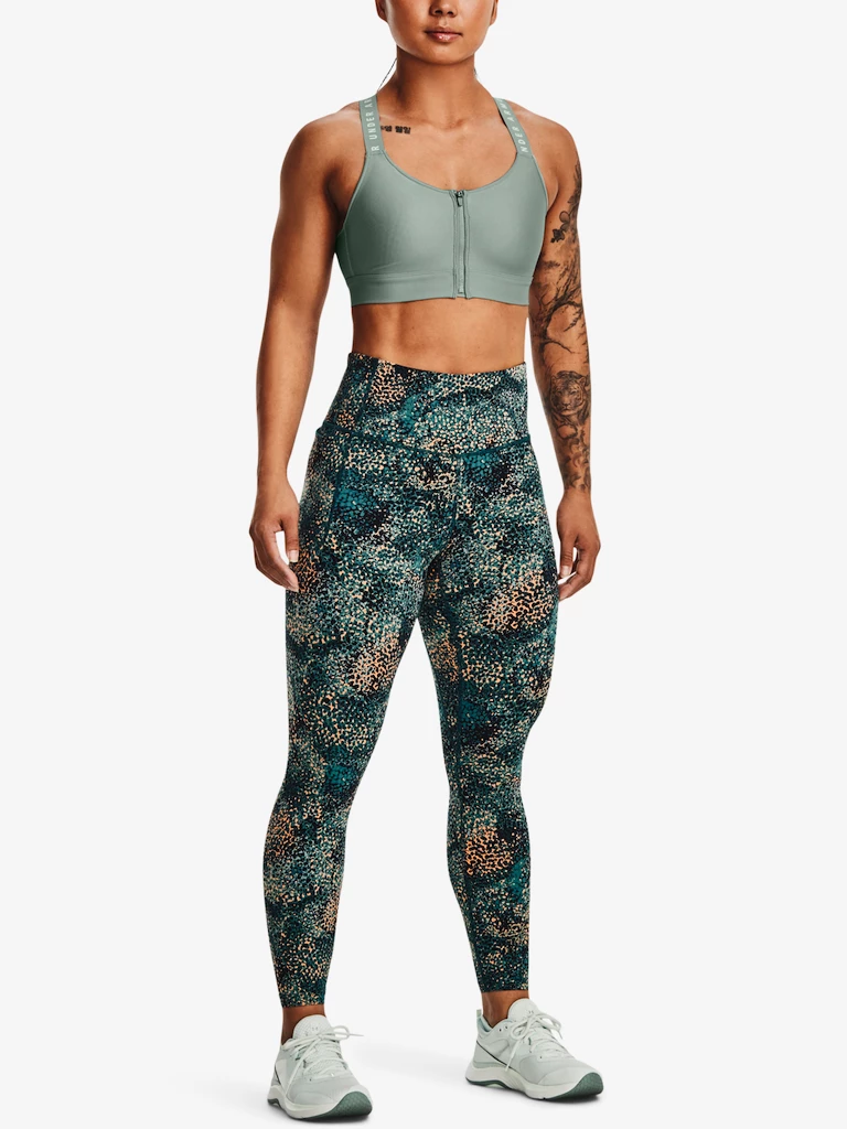Ženske pajkice Under Armour Meridian Print Ankle Leg-GRN