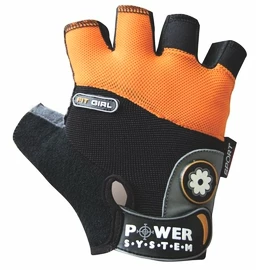 Ženske rokavice za fitnes Power System Fit Girl Orange