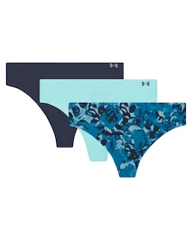 Ženske tangice Under Armour Pure Stretch NS Nov THONG 3Pack Blue