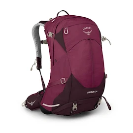 Ženski nahrbtnik OSPREY SIRRUS 34 elderberry purple/chiru tan