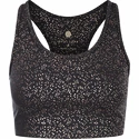 Ženski nedrček Endurance  AthleciFranz Deluxe Printed Sports Bra Dark