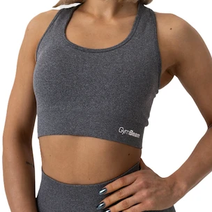 Ženski nedrček GymBeam  FLO Sports Bra Grey