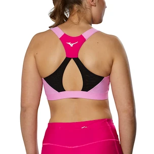 Ženski nedrček Mizuno  High Support Bra Pink Peacock S