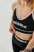 Ženski nedrček Nebbia Barbell Therapy My Rules 608 black