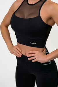 Ženski nedrček Nebbia  FIT Activewear Padded Sports Bra black S