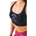 Ženski nedrček Nebbia NEBBIA x OLYMPIA Washed Medium-Support Sports Bra GOLDEN AGE 778 black
