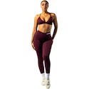 Ženski nedrček Nebbia STRONG BEAUTY Medium-Support Sports Bra TWIST-KNOT 423 dark red