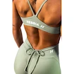 Ženski nedrček Nebbia STRONG BEAUTY Medium-Support Sports Bra TWIST-KNOT 423 light green