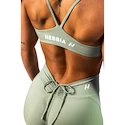 Ženski nedrček Nebbia STRONG BEAUTY Medium-Support Sports Bra TWIST-KNOT 423 light green