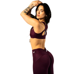 Ženski nedrček Nebbia STRONG BEAUTY Sports Bra 424 dark red