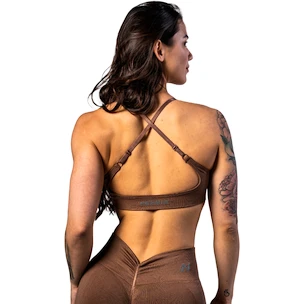 Ženski nedrček Nebbia TOTALLY SEAMLESS Medium-Support Sports Bra 305 brown