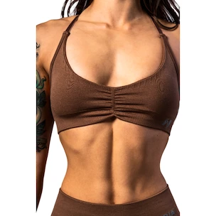 Ženski nedrček Nebbia TOTALLY SEAMLESS Medium-Support Sports Bra 305 brown