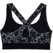 Ženski nedrček Under Armour  Mid Crossback Printed Black