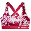 Ženski nedrček Under Armour  Mid Crossback Printed Pink