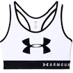 Ženski nedrček Under Armour  Mid Keyhole Graphic White  S