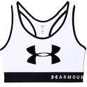 Ženski nedrček Under Armour  Mid Keyhole Graphic White  S