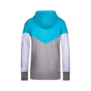 Ženski pulover BIDI BADU  Flavia Lifestyle Hoody Aqua/Grey White S