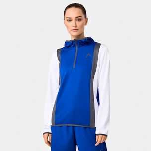 Ženski pulover Head  CLUB 25 TECH Hoodie Women Royal/White