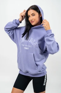 Ženski pulover Nebbia GYM RAT Branded Oversized Hoodie purple M