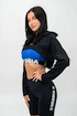 Ženski pulover Nebbia GYM TIME Designer Cropped Hoodie black L