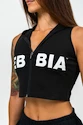 Ženski pulover Nebbia MUSCLE MOMMY Sleeveless Zip-Up Hoodie 258 black